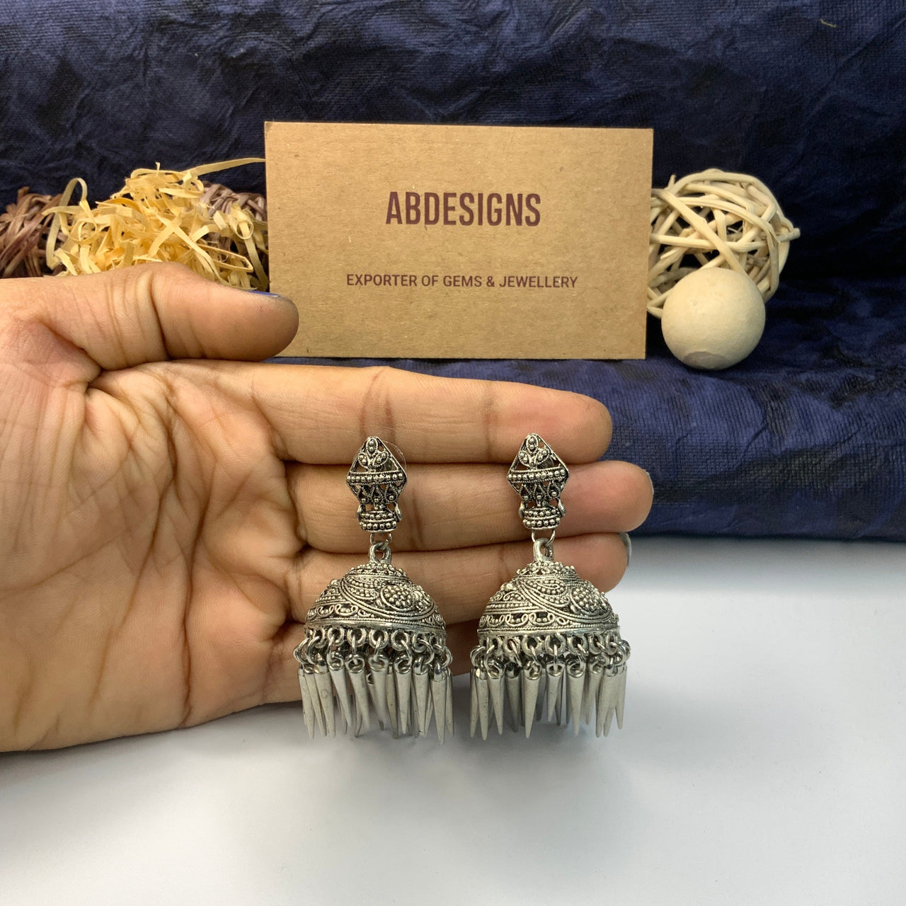 Black Layered Jhumkas, A Must-have Jewellery, Comes With A Intricate Design  And Oxidised Black Finish. A Bold And Beautiful Accesssory, Indeed! –  justrealdeal.com